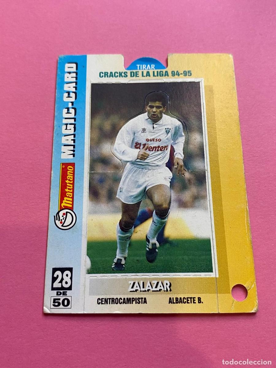 Coleccionismo cromos antiguos: Magic card MATUTANO craks de la liga 94-95 Zalazar n&uacute;mero 28