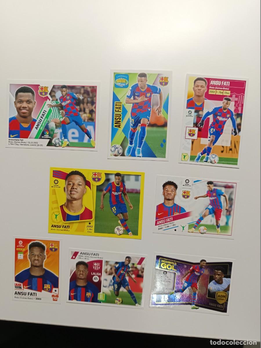 Coleccionismo cromos antiguos: 30 cromos de futbol Ansu Fati