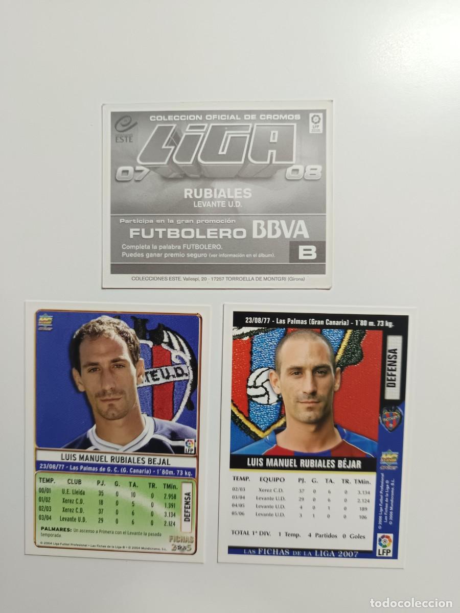Coleccionismo cromos antiguos: comos futbol de Rubiales - Foto 2