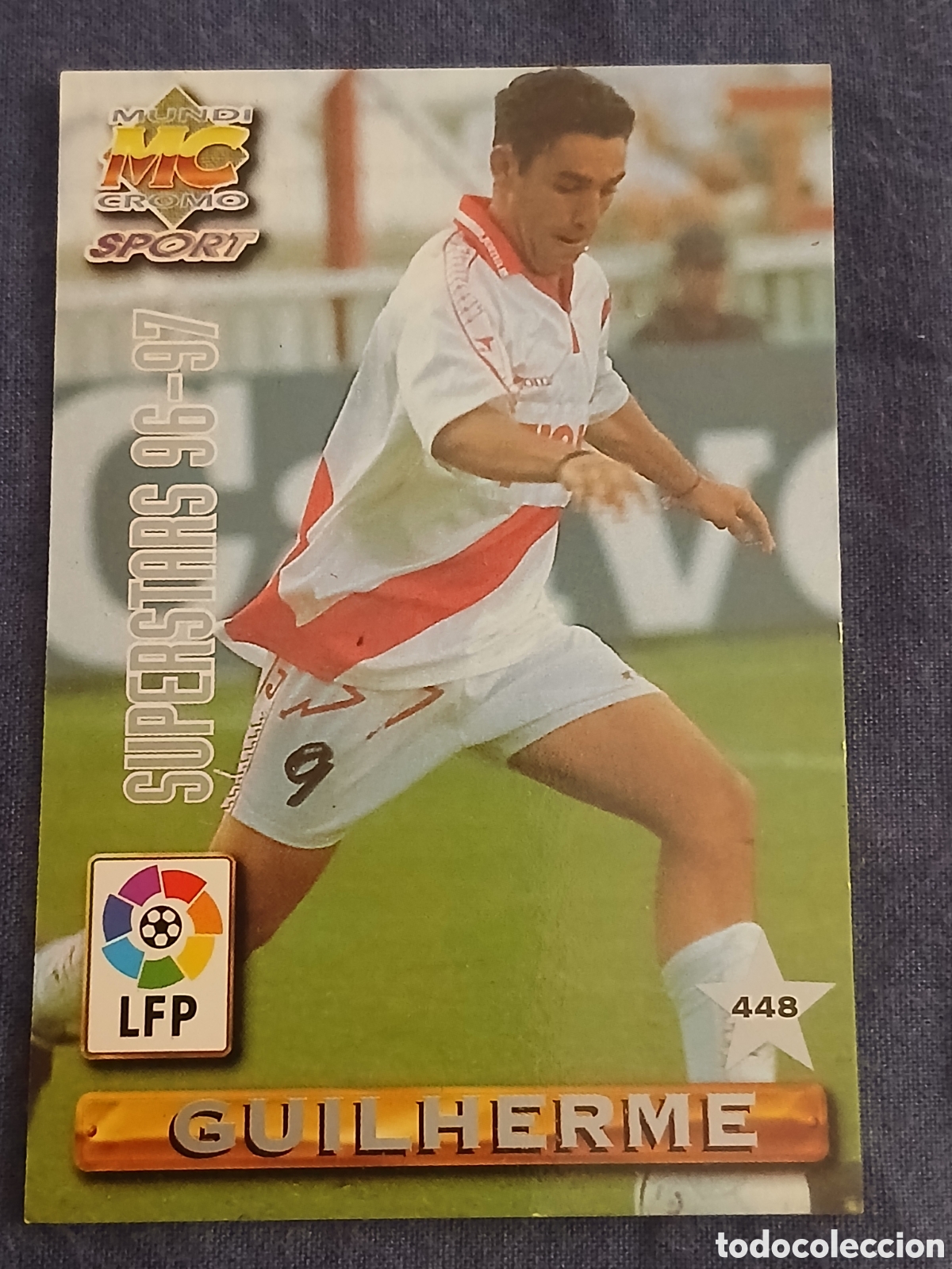 Coleccionismo cromos antiguos: Guilherme/Morales Fichas de la Liga Mundicromo Sport (Temp.1996-1997) N&deg;448