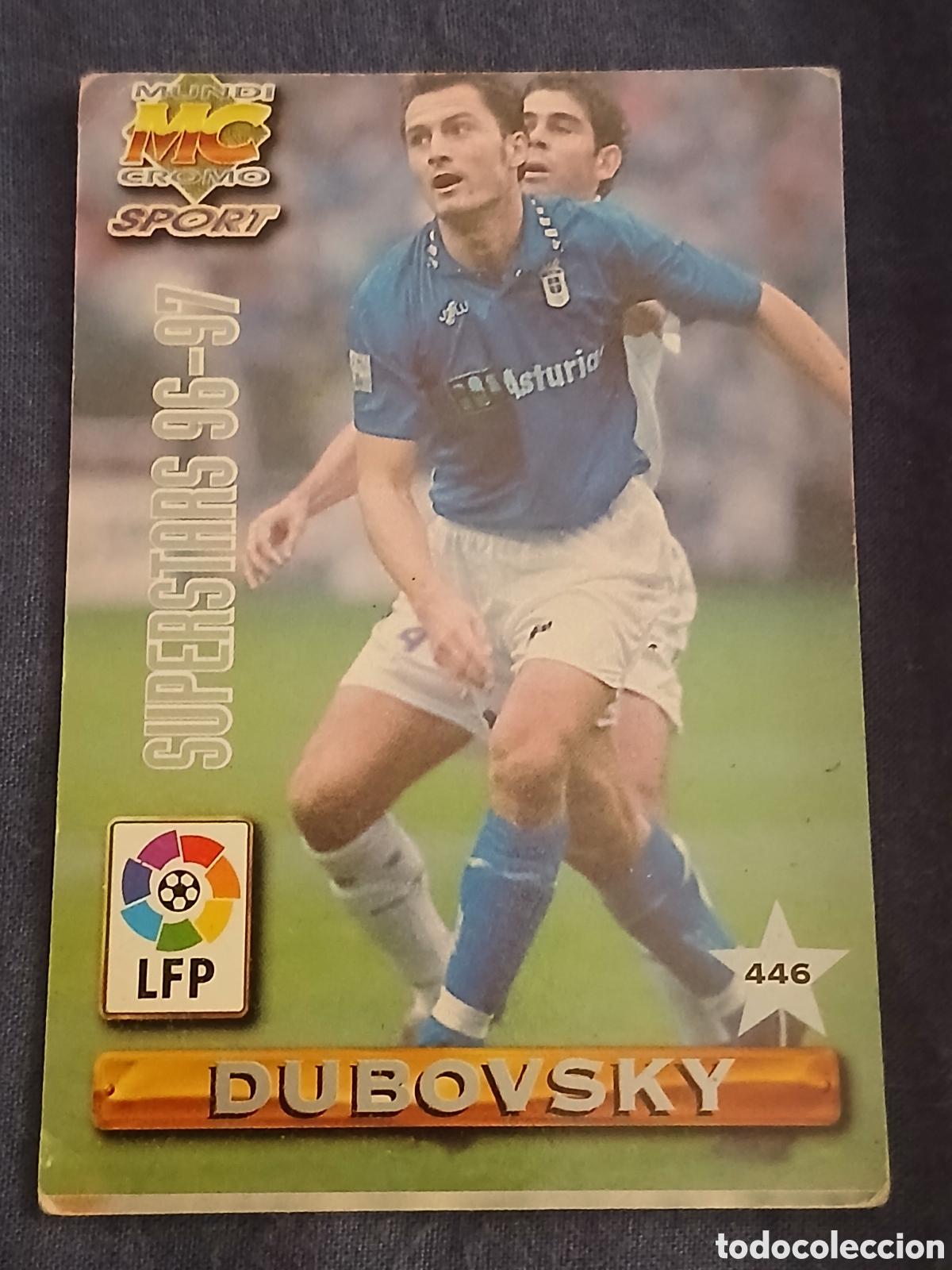 Coleccionismo cromos antiguos: Cromo Dubivsky/Nikforov Las Fichas de la Liga Mundicromo Sport (Temp.1996-1997) N&deg;446