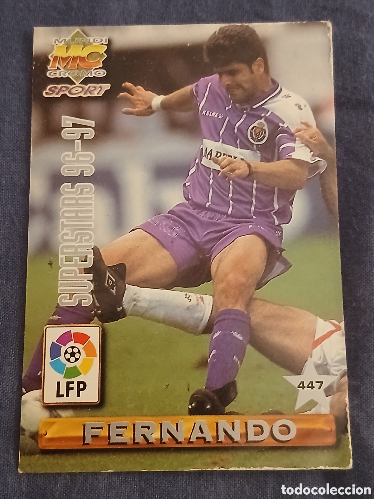 Coleccionismo cromos antiguos: Cromo Faizulin/Fernando Las Fichas de la Liga Mundicromo Sport (Temp.1996-1997) N&deg; 447