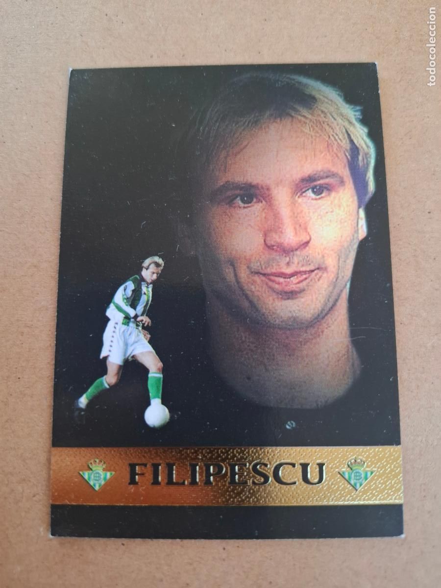 Collectionnisme Cartes &agrave; collectionner anciennes: MUNDICROMO 1999 2000 99 00 - 414 FILIPESCU ( MEJORES 98/99 ) - REAL BETIS