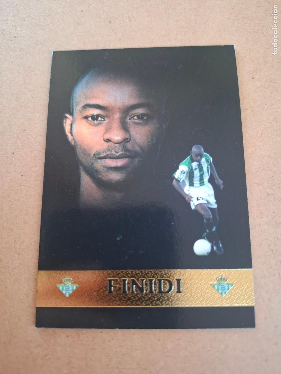 Coleccionismo cromos antiguos: MUNDICROMO 1999 2000 99 00 - 421 FINIDI ( MEJORES 98/99 ) - REAL BETIS