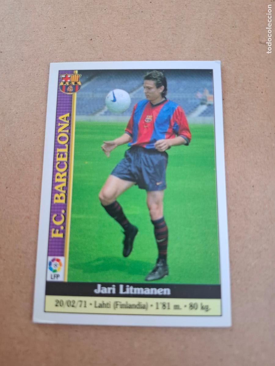 Coleccionismo cromos antiguos: MUNDICROMO 1999 2000 99 00 - 443 LITMANEN - FC. BARCELONA