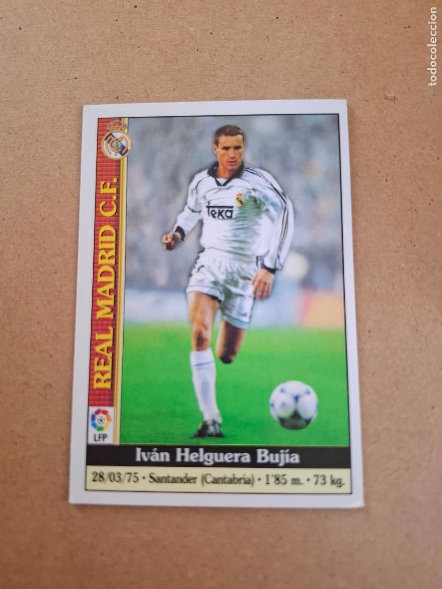 Coleccionismo cromos antiguos: MUNDICROMO 1999 2000 99 00 - 445 IV&Aacute;N HELGUERA - REAL MADRID