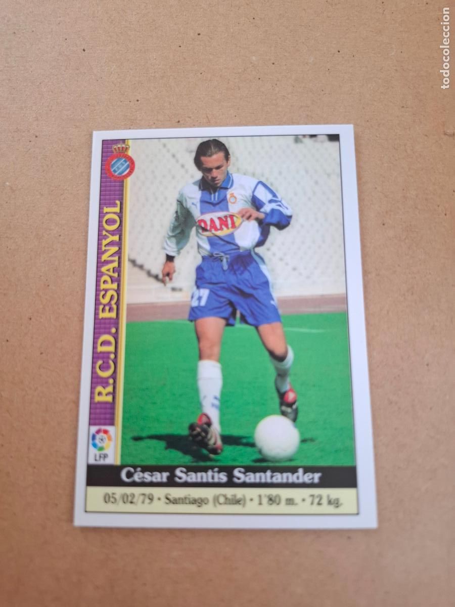 Coleccionismo cromos antiguos: MUNDICROMO 1999 2000 99 00 - 447 SANT&Iacute;S - RCD. ESPANYOL