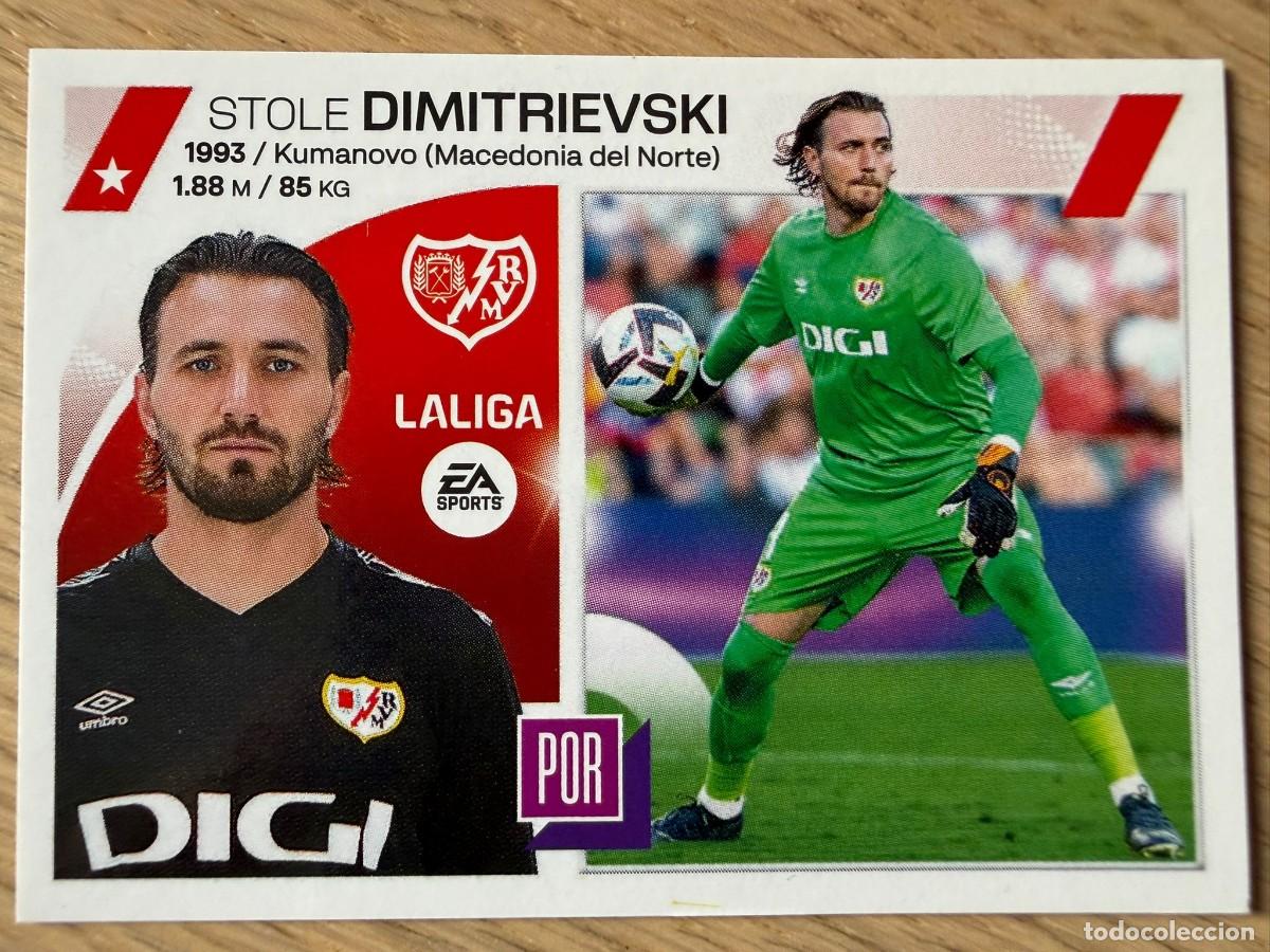Coleccionismo cromos antiguos: 3 DIMITRIEVSKI RAYO VALLECANO 23 24 2023 2024 LIGA EA SPORTS COLECCIONES ESTE SIN PEGAR STICKER