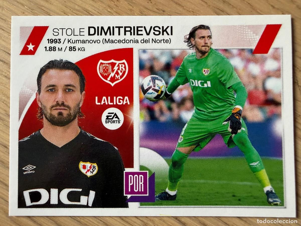 Coleccionismo cromos antiguos: 3 DIMITRIEVSKI RAYO VALLECANO 23 24 2023 2024 LIGA EA SPORTS COLECCIONES ESTE SIN PEGAR STICKER
