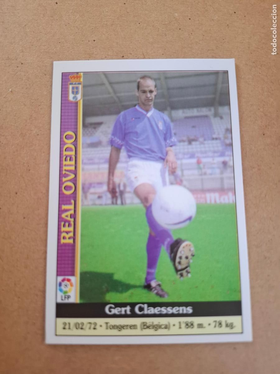 Coleccionismo cromos antiguos: MUNDICROMO 1999 2000 99 00 - 455 CLAESSENS - REAL OVIEDO