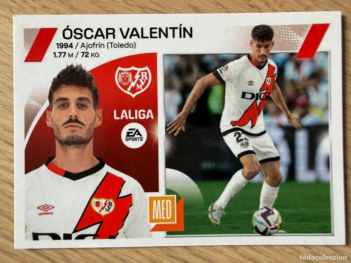 Coleccionismo cromos antiguos: 11 OSCAR VALENTIN RAYO VALLECANO 23 24 2023 2024 LIGA EA SPORTS COLECCIONES ESTE SIN PEGAR STICKER