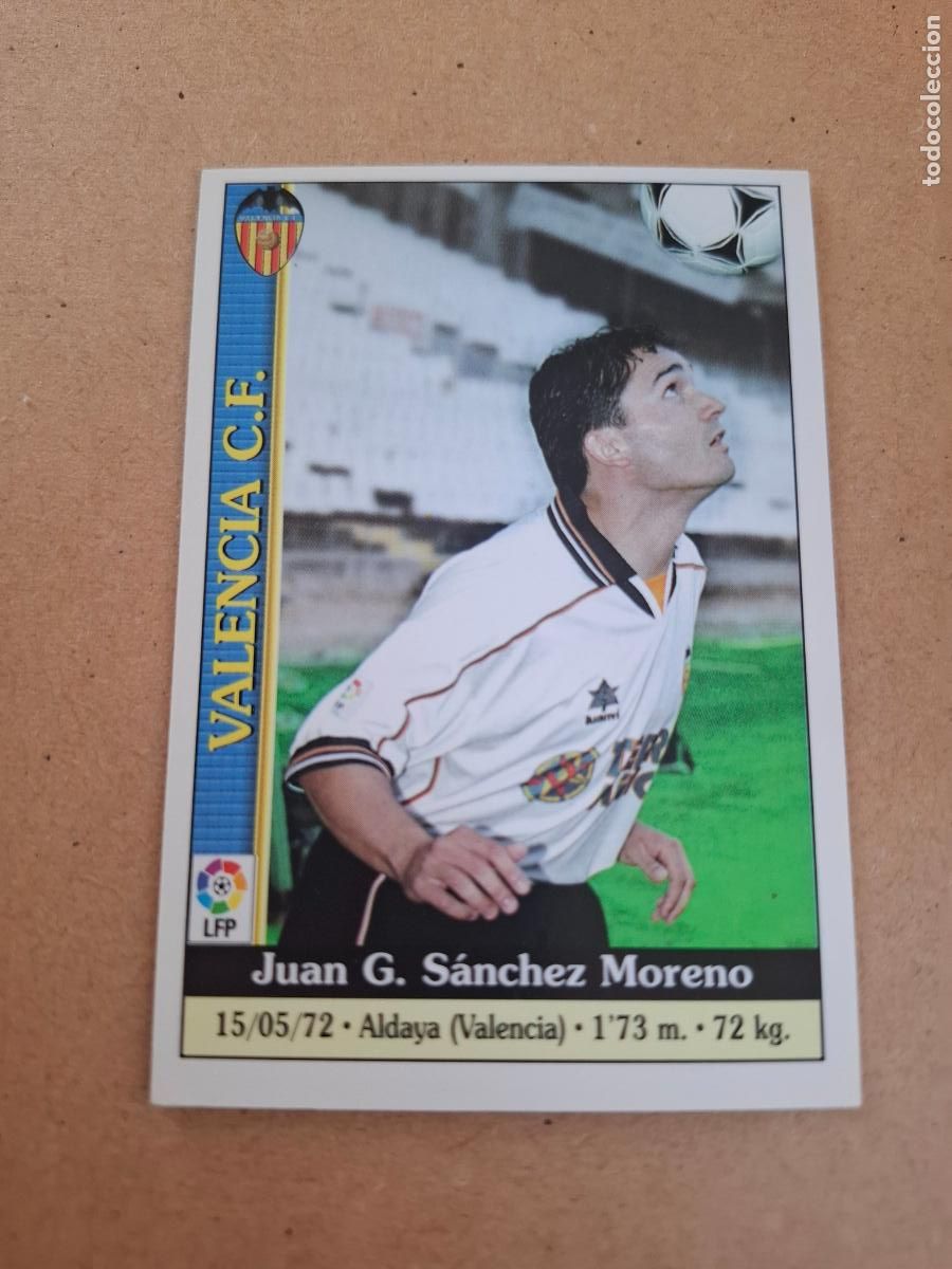 Coleccionismo cromos antiguos: MUNDICROMO 1999 2000 99 00 - 458 S&Aacute;NCHEZ - VALENCIA CF