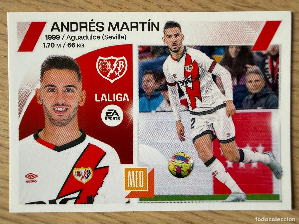 Coleccionismo cromos antiguos: 14 ANDRES MARTIN RAYO VALLECANO 23 24 2023 2024 LIGA EA SPORTS COLECCIONES ESTE SIN PEGAR STICKER