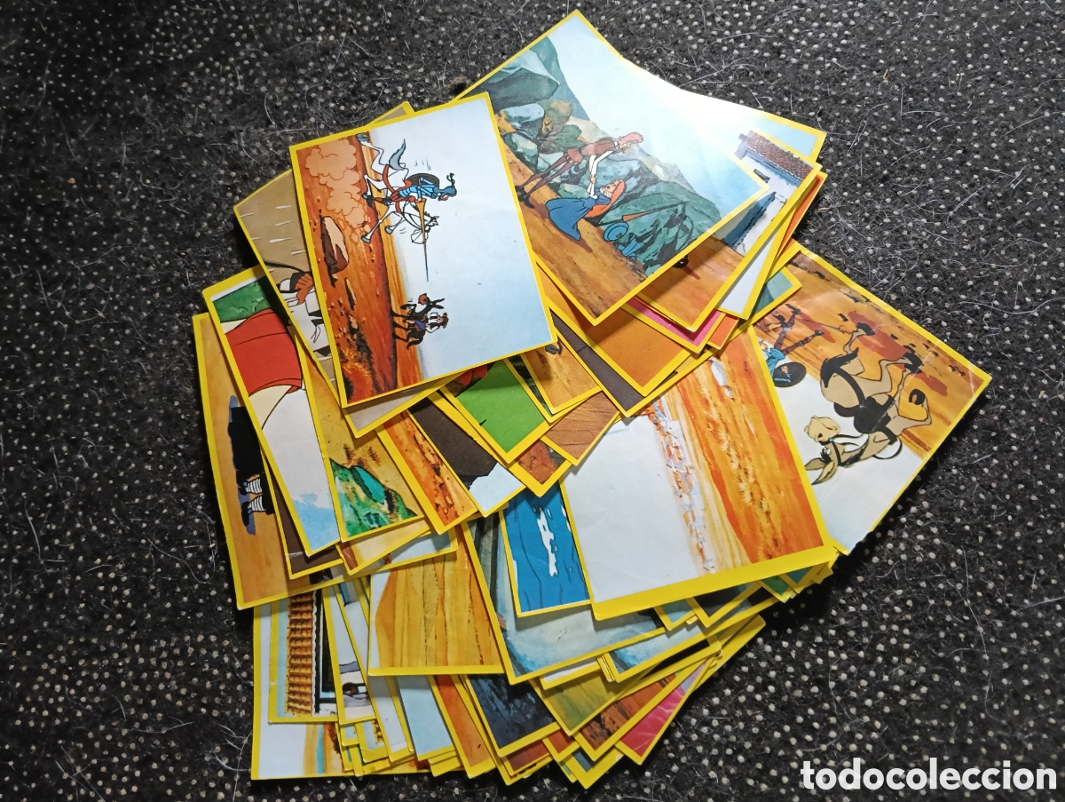 Coleccionismo cromos antiguos: Lote de 70 cromos de Don Quijote de la Mancha 1978 sin pegar, algunos repetidos.
