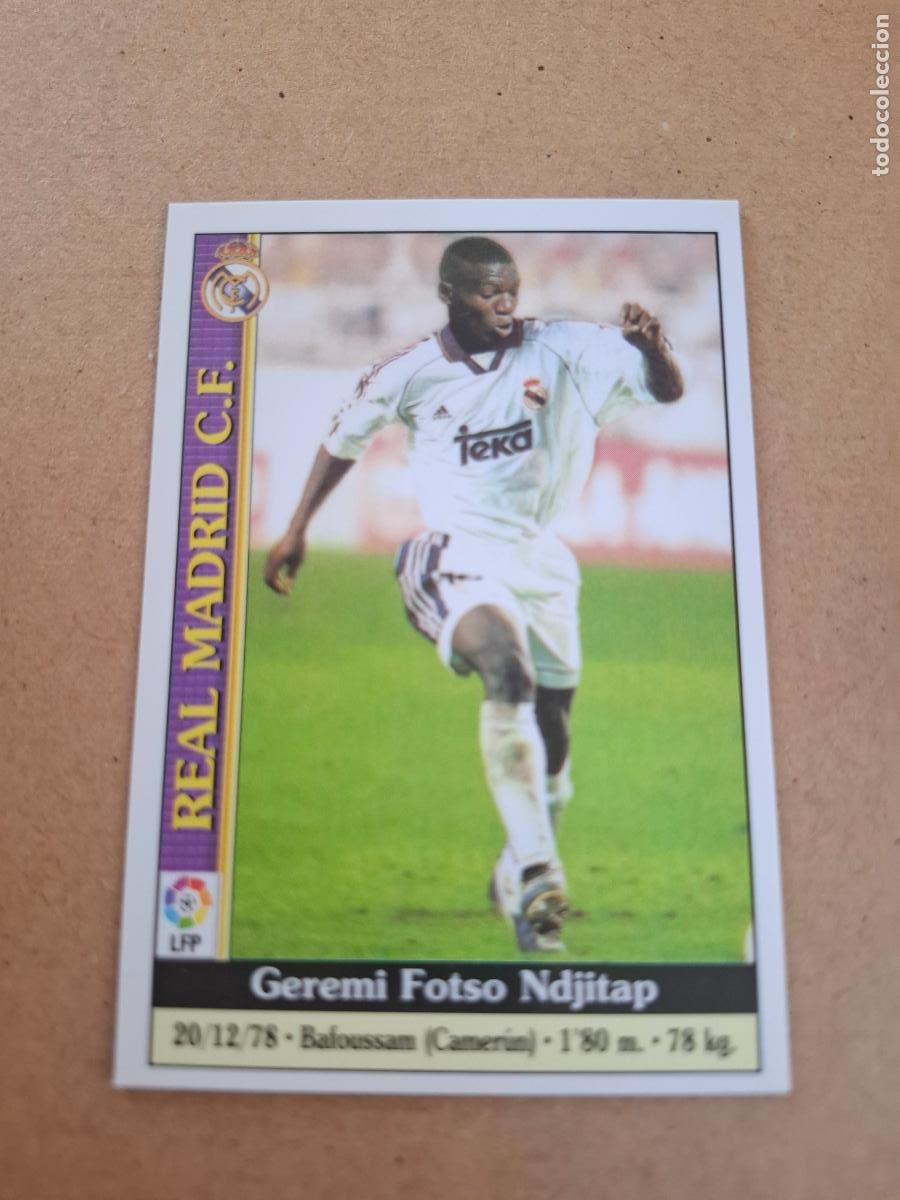 Coleccionismo cromos antiguos: MUNDICROMO 1999 2000 99 00 - 460 GEREMI - REAL MADRID