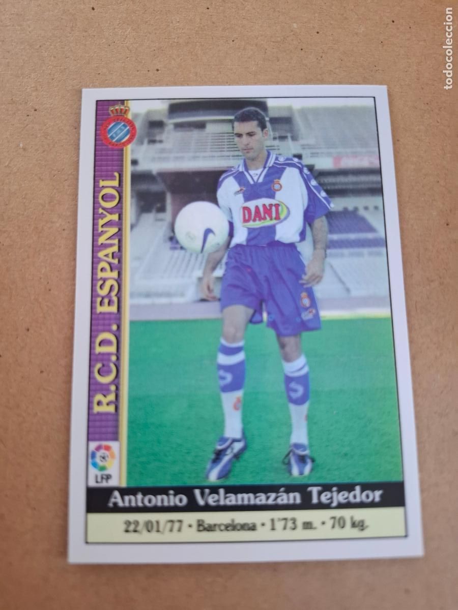 Coleccionismo cromos antiguos: MUNDICROMO 1999 2000 99 00 - 463 TONI VELAMAZ&Aacute;N - RCD. ESPANYOL