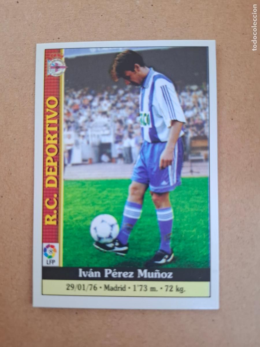 Coleccionismo cromos antiguos: MUNDICROMO 1999 2000 99 00 - 465 IV&Aacute;N P&Eacute;REZ - R.C. DEPORTIVO
