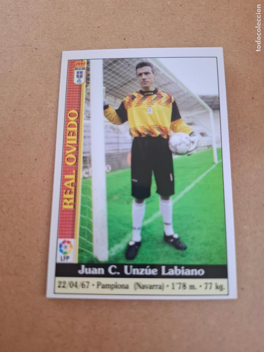 Coleccionismo cromos antiguos: MUNDICROMO 1999 2000 99 00 - 469 UNZU&Eacute; - REAL OVIEDO