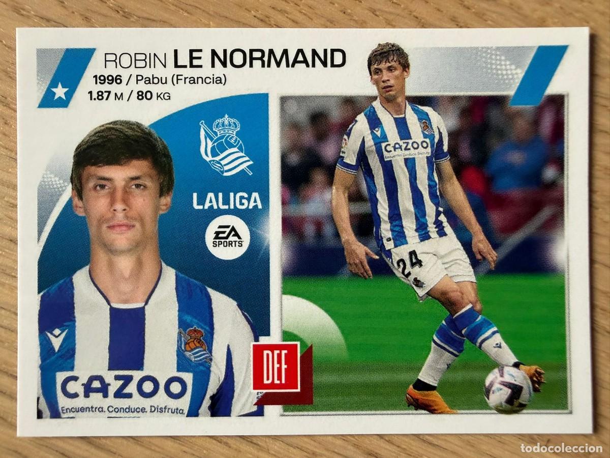 Coleccionismo cromos antiguos: 7 LE NORMAND REAL SOCIEDAD 23 24 2023 2024 LIGA EA SPORTS COLECCIONES ESTE SIN PEGAR STICKER