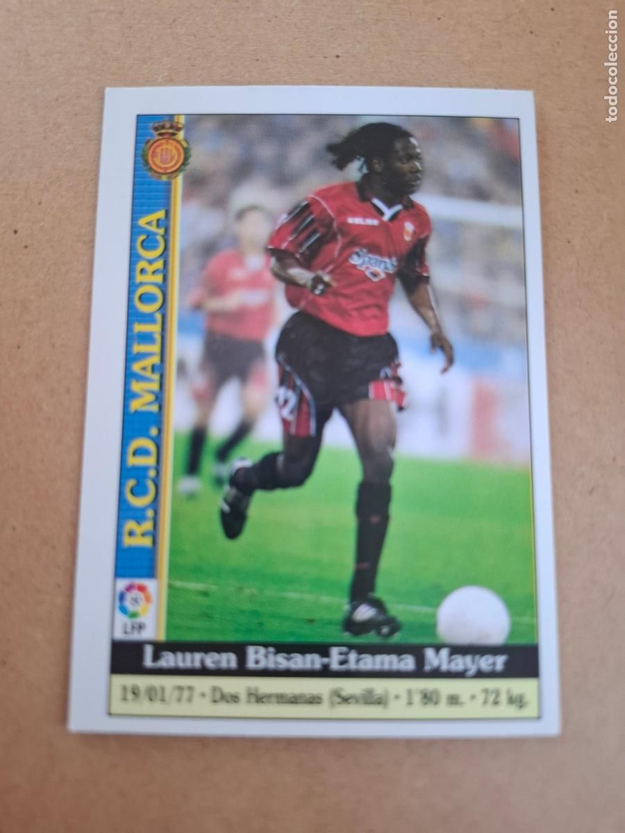 Coleccionismo cromos antiguos: MUNDICROMO 1999 2000 99 00 - 474 LAUREN ( CON SELLO INTERNACIONAL ) - RCD. MALLORCA