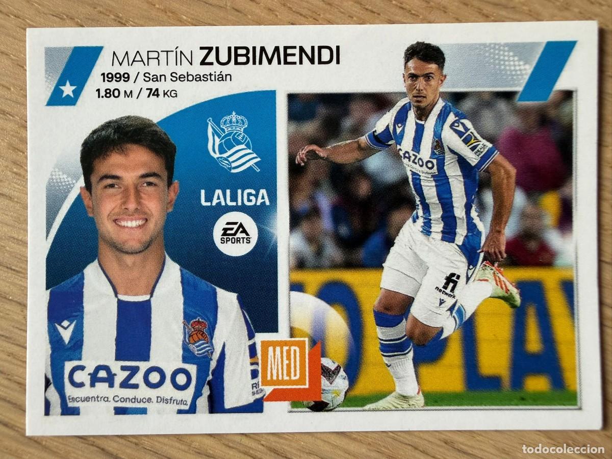 Coleccionismo cromos antiguos: 12 ZUBIMENDI REAL SOCIEDAD 23 24 2023 2024 LIGA EA SPORTS COLECCIONES ESTE SIN PEGAR STICKER