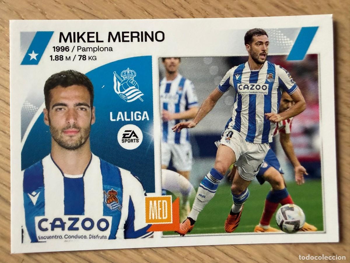 Coleccionismo cromos antiguos: 13 MIKEL MERINO REAL SOCIEDAD 23 24 2023 2024 LIGA EA SPORTS COLECCIONES ESTE SIN PEGAR STICKER