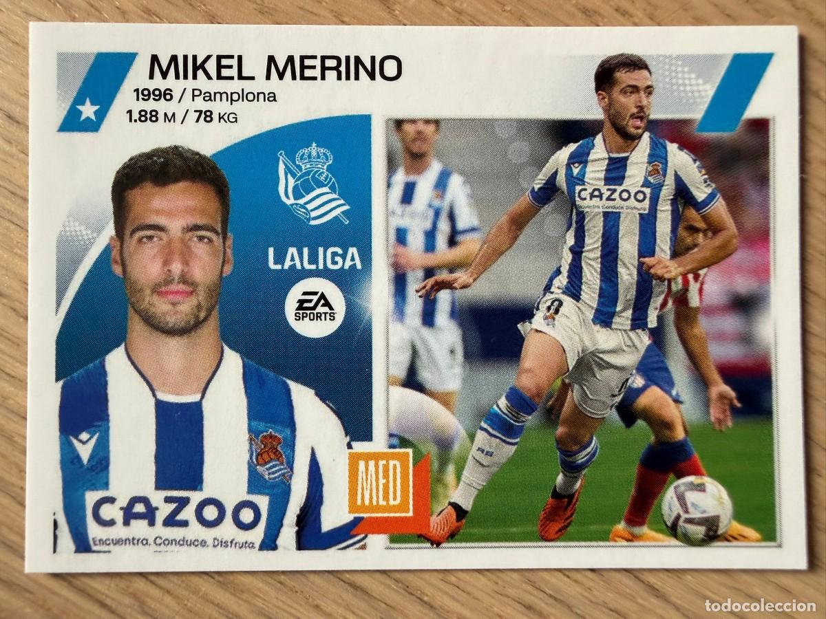 Coleccionismo cromos antiguos: 13 MIKEL MERINO REAL SOCIEDAD 23 24 2023 2024 LIGA EA SPORTS COLECCIONES ESTE SIN PEGAR STICKER