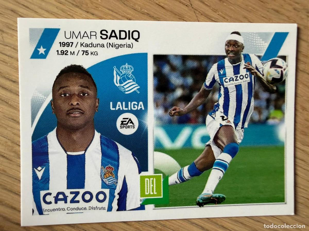 Collectionnisme Cartes &agrave; collectionner anciennes: 19A 19 A SADIQ REAL SOCIEDAD 23 24 2023 2024 LIGA EA SPORTS COLECCIONES ESTE SIN PEGAR STICKER