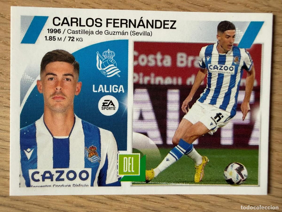 Collectionnisme Cartes &agrave; collectionner anciennes: 19B CARLOS FERNANDEZ REAL SOCIEDAD 23 24 2023 2024 LIGA EA SPORTS COLECCIONES ESTE SIN PEGAR STICKER