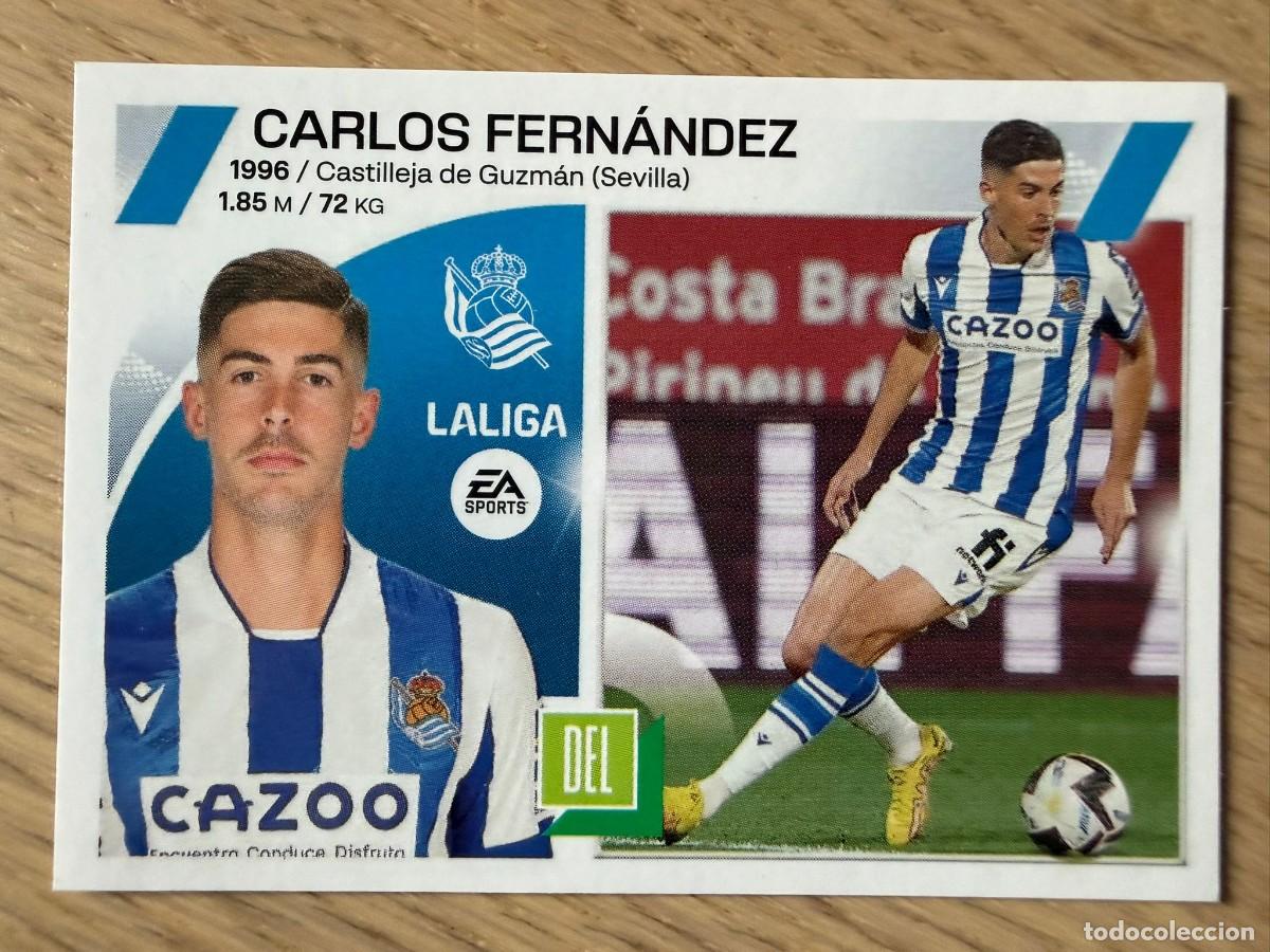 Collectionnisme Cartes &agrave; collectionner anciennes: 19B CARLOS FERNANDEZ REAL SOCIEDAD 23 24 2023 2024 LIGA EA SPORTS COLECCIONES ESTE SIN PEGAR STICKER