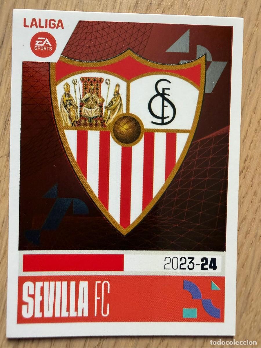 Collezionismo Figurine antiche: 1 ESCUDO SEVILLA 23 24 2023 2024 LIGA EA SPORTS COLECCIONES ESTE SIN PEGAR STICKER