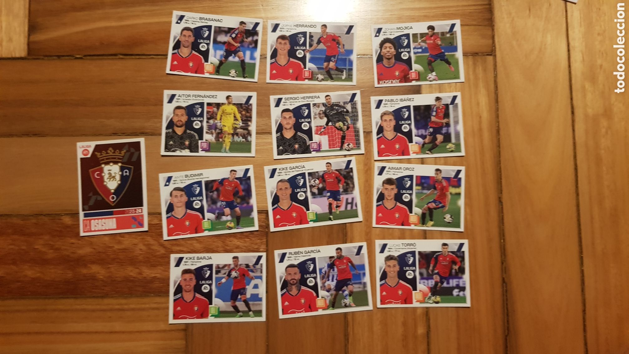 Coleccionismo cromos antiguos: Lote de cartas de la liga 23.24