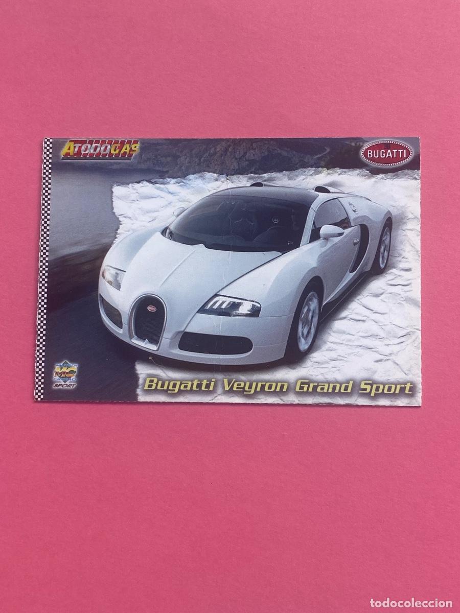 Coleccionismo cromos antiguos: Mundicromo A Todo Gas Bugatti Veyron Grand Sport N&uacute;mero 350