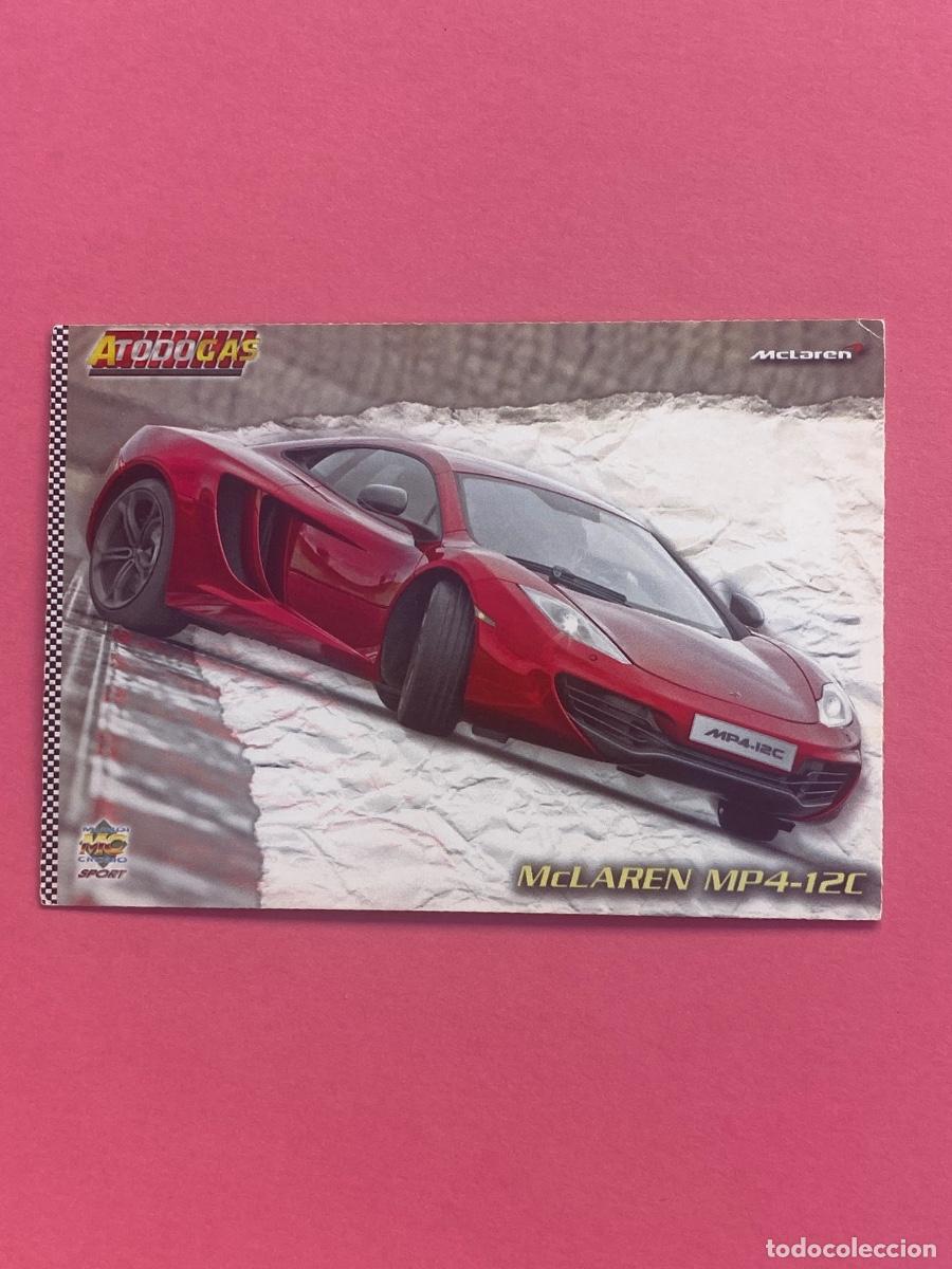 Collezionismo Figurine antiche: Mundicromo A Todo Gas McLaren MO4-12C N&uacute;mero 344