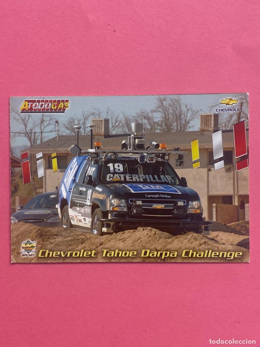 Coleccionismo cromos antiguos: Mundicromo A Todo Gas Chevrolet Tahoe Darpa Challenge N&uacute;mero 298