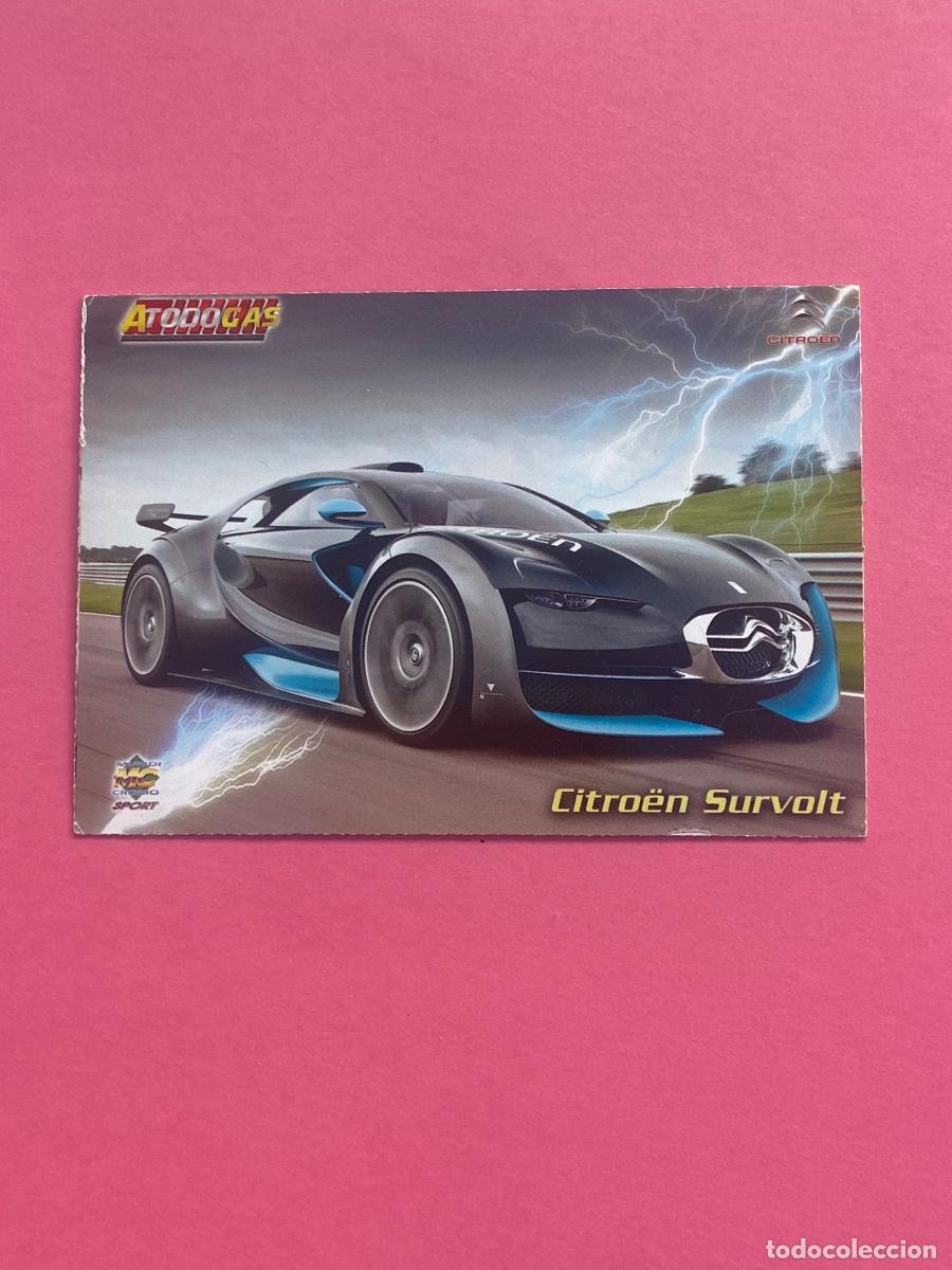 Coleccionismo cromos antiguos: Mundicromo A Todo Gas Citroen Survolt N&uacute;mero 002