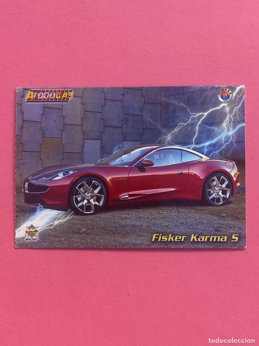 Coleccionismo cromos antiguos: Mundicromo A Todo Gas Fisker Karma 5 N&uacute;mero 126