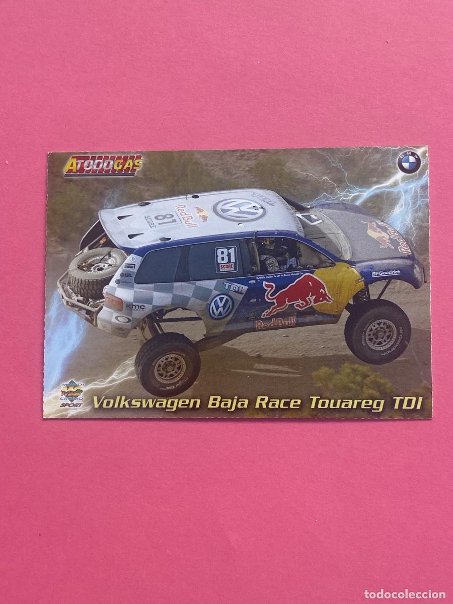 Coleccionismo cromos antiguos: Mundicromo A Todo Gas Volkswagen Baja Racer Touareg TDI N&uacute;mero 237