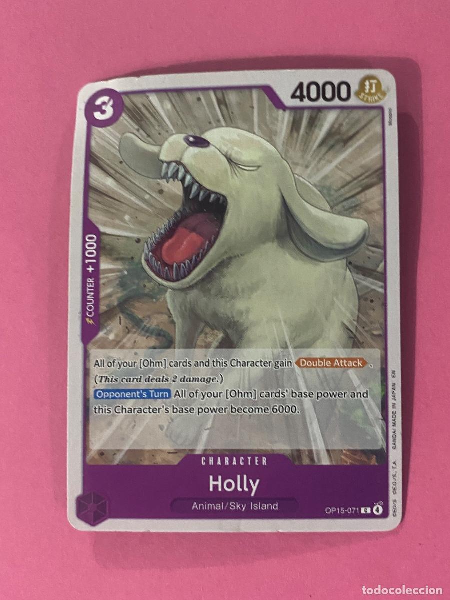 Coleccionismo cromos antiguos: Carta Holly OP15-071 One Piece