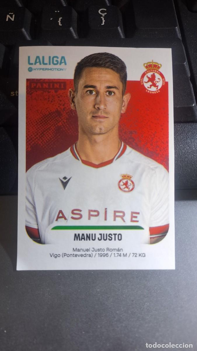 Coleccionismo cromos antiguos: CROMO MANU JUSTO 170 BIS 170BIS CULTURAL LEONESA LA LIGA HYPERMOTION 2025 2026 25 26 PANINI NUNCA PE