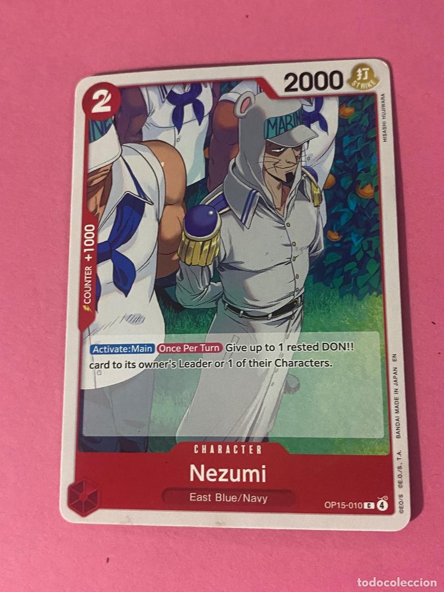 Coleccionismo cromos antiguos: Carta Nezumi OP15-010 One Piece