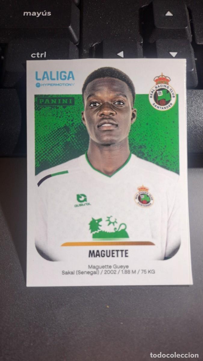 Coleccionismo cromos antiguos: CROMO MAGUETTE 355 BIS 355BIS RACING SANTANDER LA LIGA HYPERMOTION 2025 2026 25 26 PANINI NUNCA PEGA