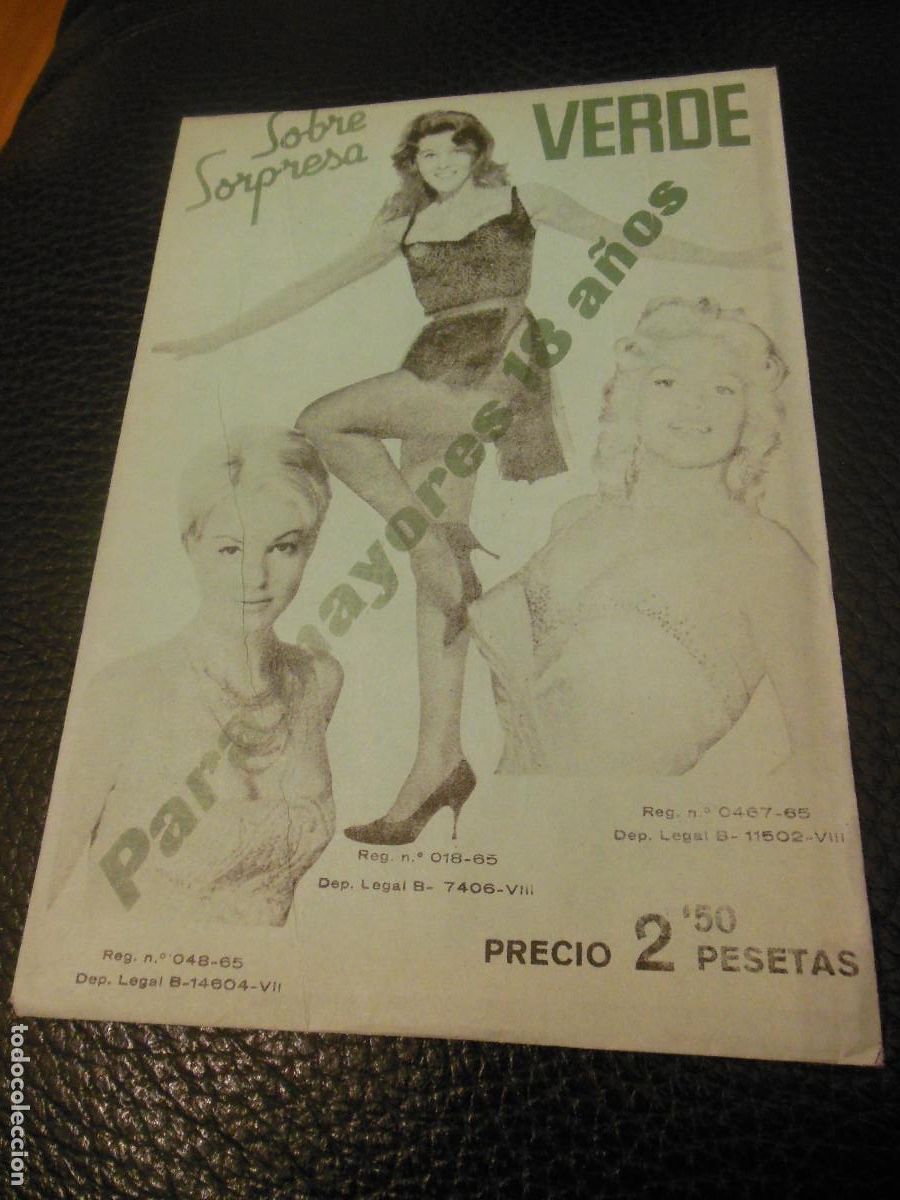 Collectionnisme Cartes &agrave; collectionner anciennes: SOBRE SORPRESA VERDE DE CROMOS SIN ABRIR POSTAL OSCAR COLOR BERGAS ANN MARGRET CINE - VARIANTE 2