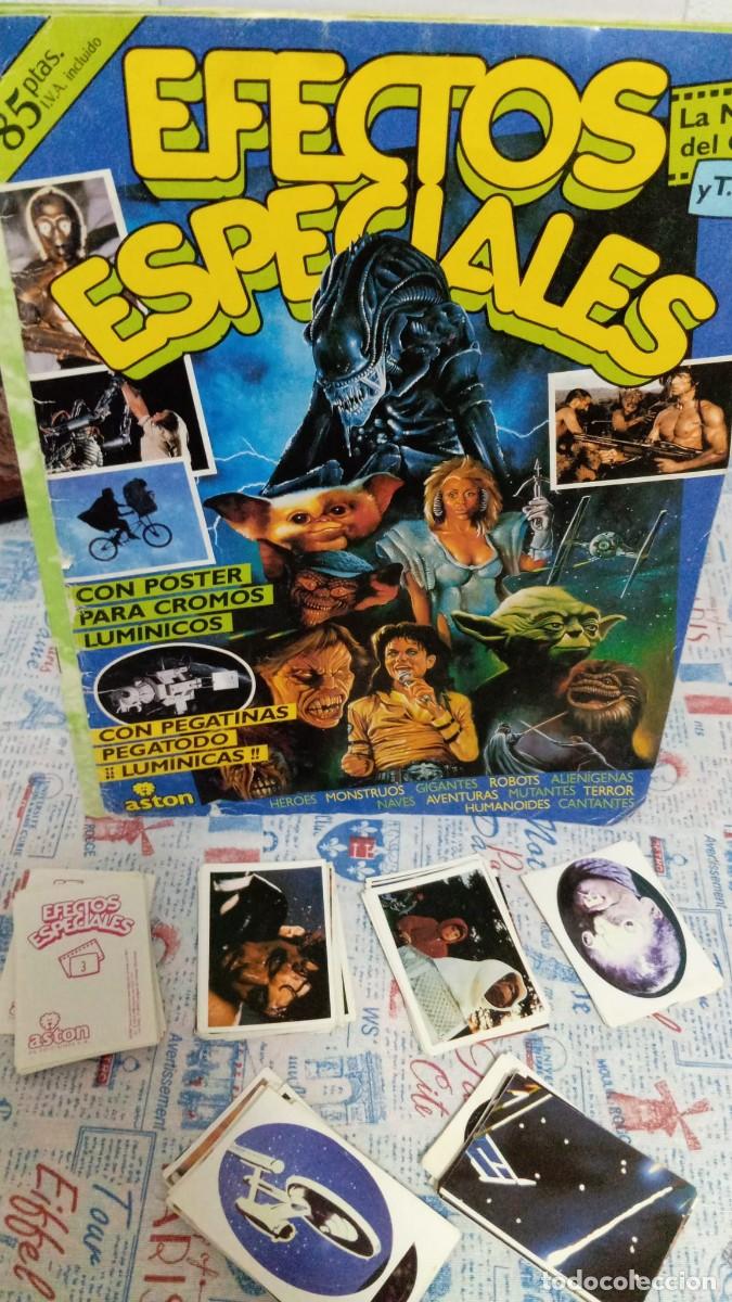 Coleccionismo cromos antiguos: Cromos del album EFECTOS ESPECIALES de ASTON (1988) NUNCA PEGADOS.