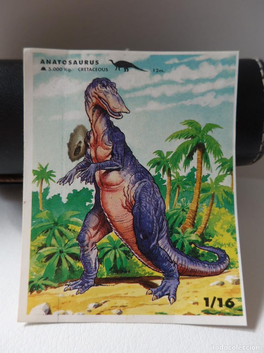 Coleccionismo cromos antiguos: CROMO PEGATINA FANTASY BALL CHUPA CHUPS N&ordm; 1 SERIE JURASSIC PARK