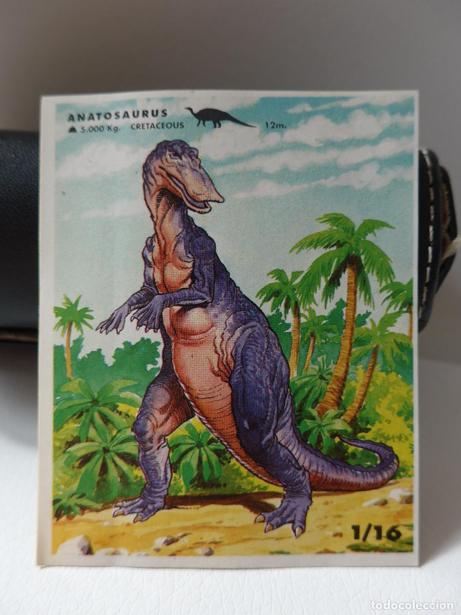 Coleccionismo cromos antiguos: CROMO PEGATINA FANTASY BALL CHUPA CHUPS N&ordm; 1 SERIE JURASSIC PARK