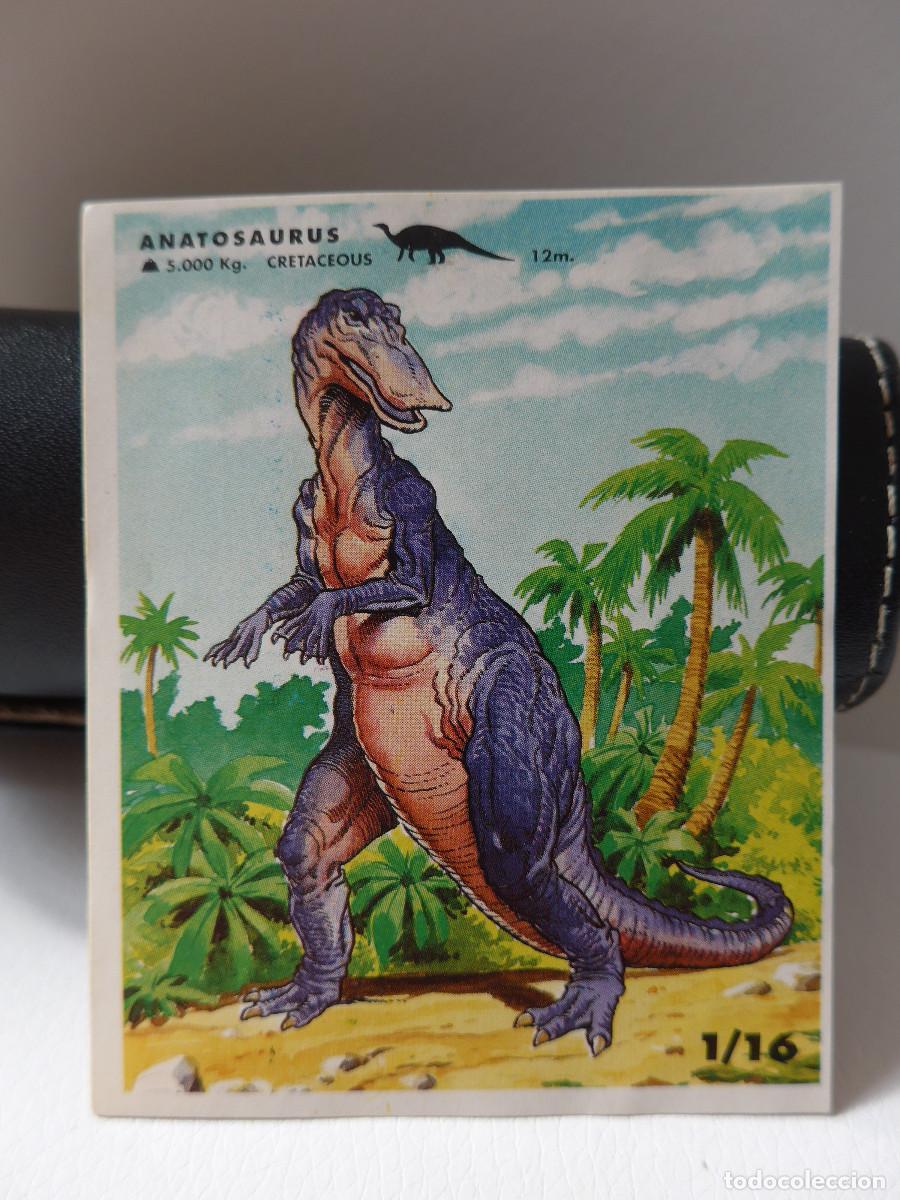 Coleccionismo cromos antiguos: CROMO PEGATINA FANTASY BALL CHUPA CHUPS N&ordm; 1 SERIE JURASSIC PARK