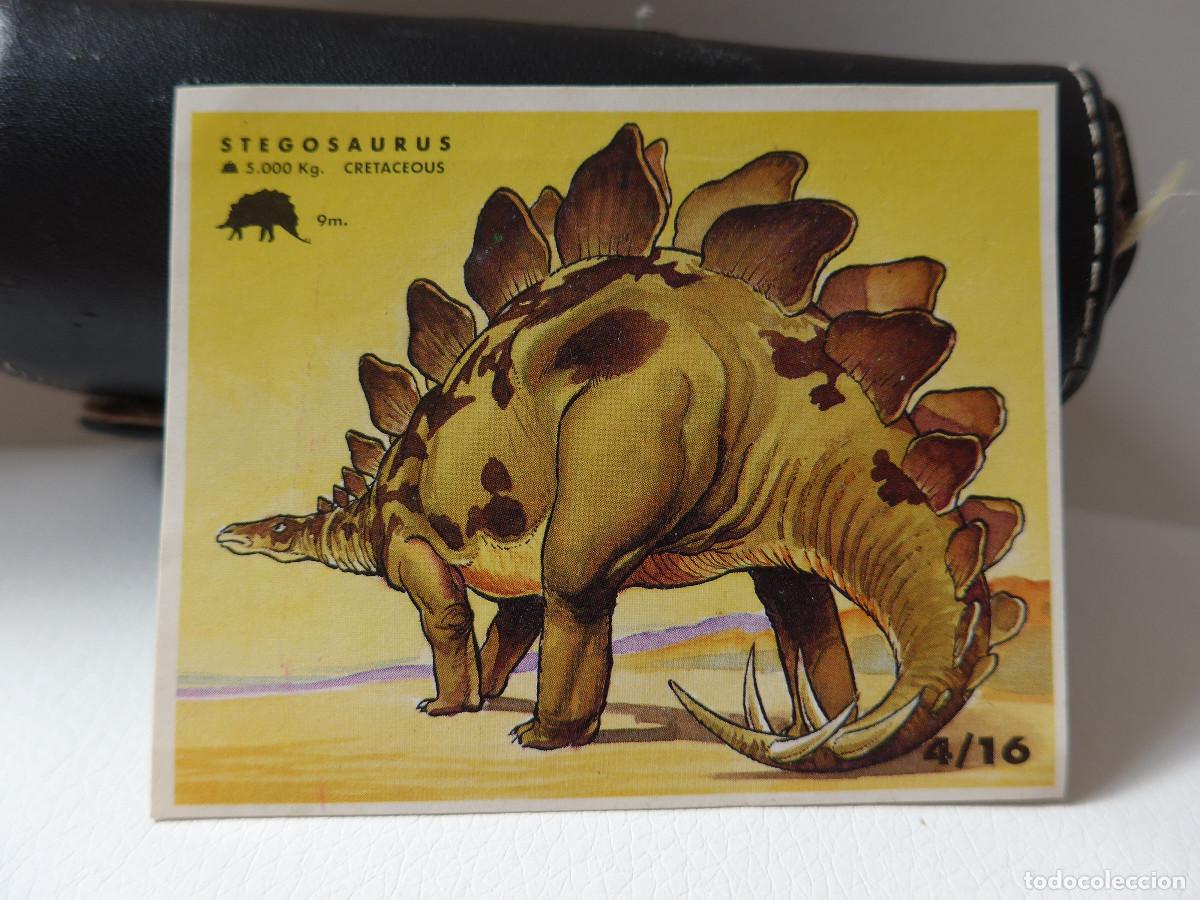 Coleccionismo cromos antiguos: CROMO PEGATINA FANTASY BALL CHUPA CHUPS N&ordm; 4 SERIE JURASSIC PARK