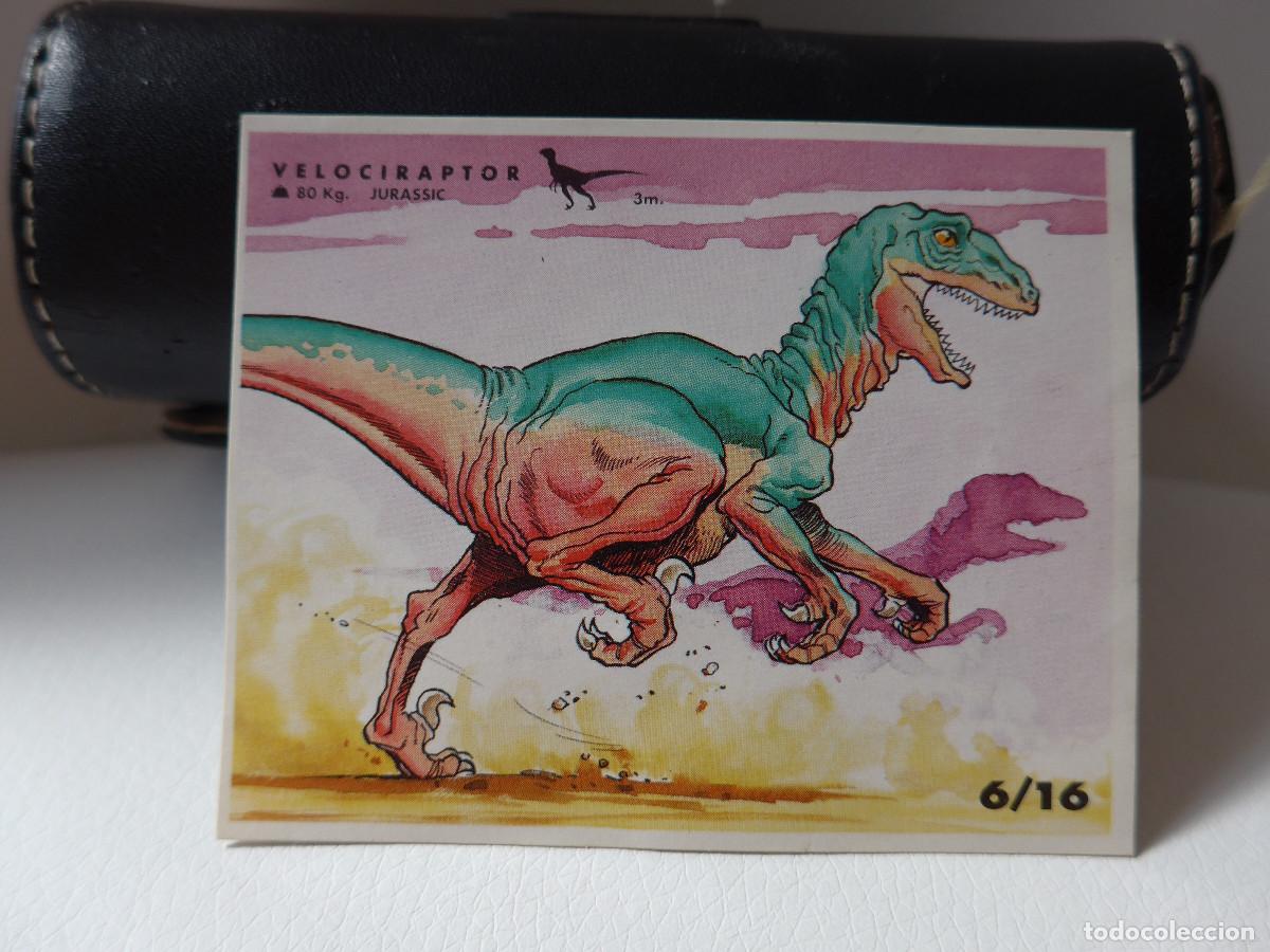 Coleccionismo cromos antiguos: CROMO PEGATINA FANTASY BALL CHUPA CHUPS N&ordm; 6 SERIE JURASSIC PARK