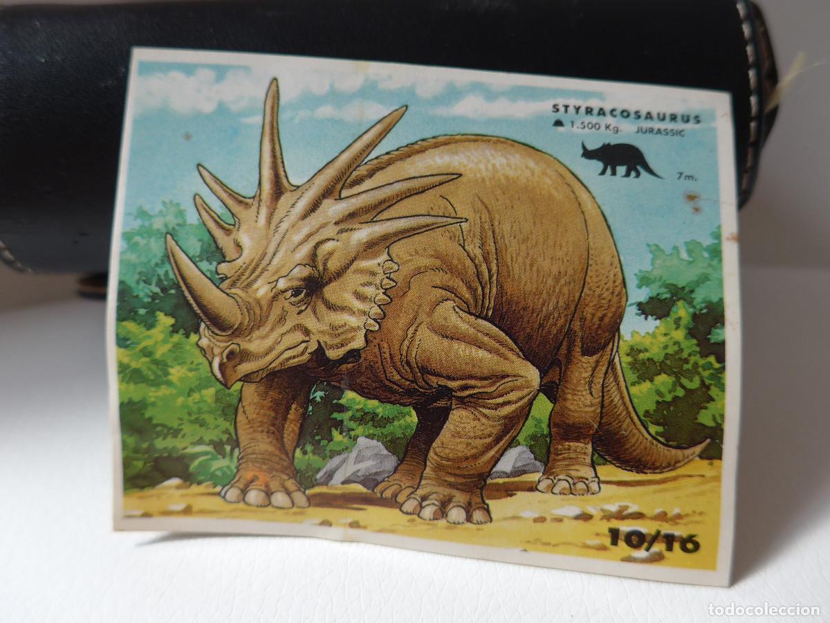 Coleccionismo cromos antiguos: CROMO PEGATINA FANTASY BALL CHUPA CHUPS N&ordm; 10 SERIE JURASSIC PARK